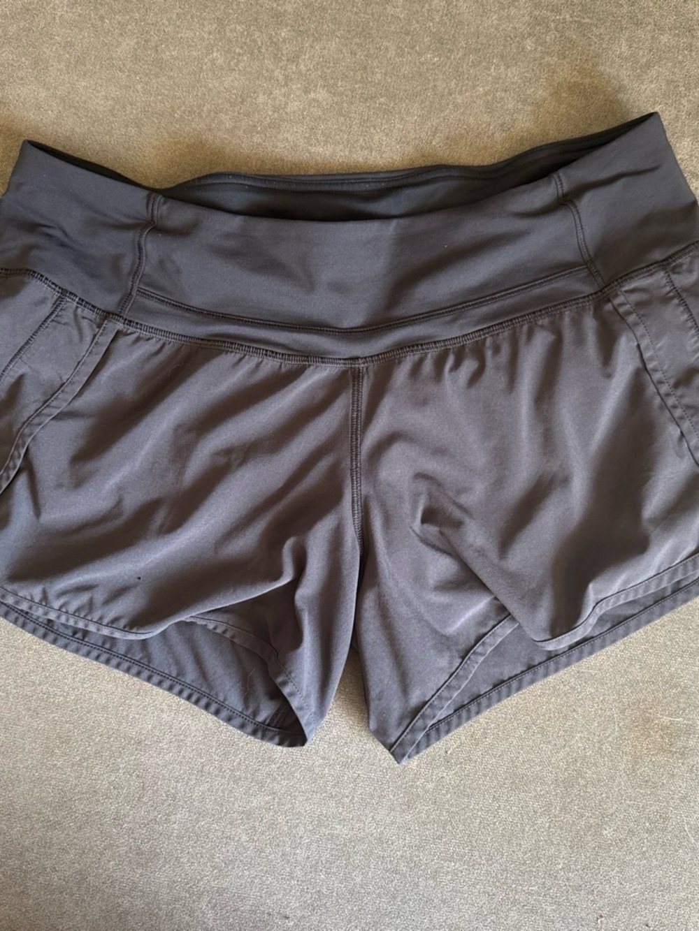 lululemon athletica Women's Charcoal Athletic Shorts